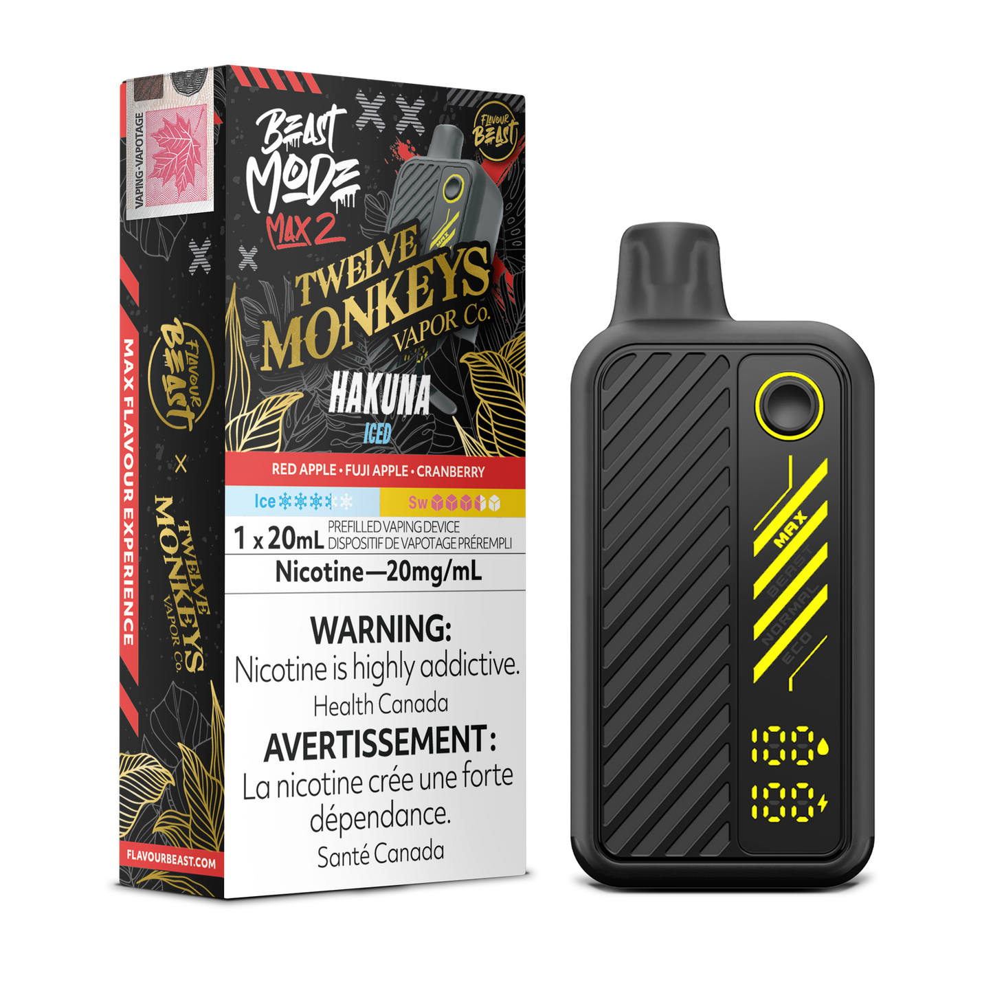 Flavour Beast/12 Monekys Beast Mode Max 2 50K Disposable(Comming Soon)