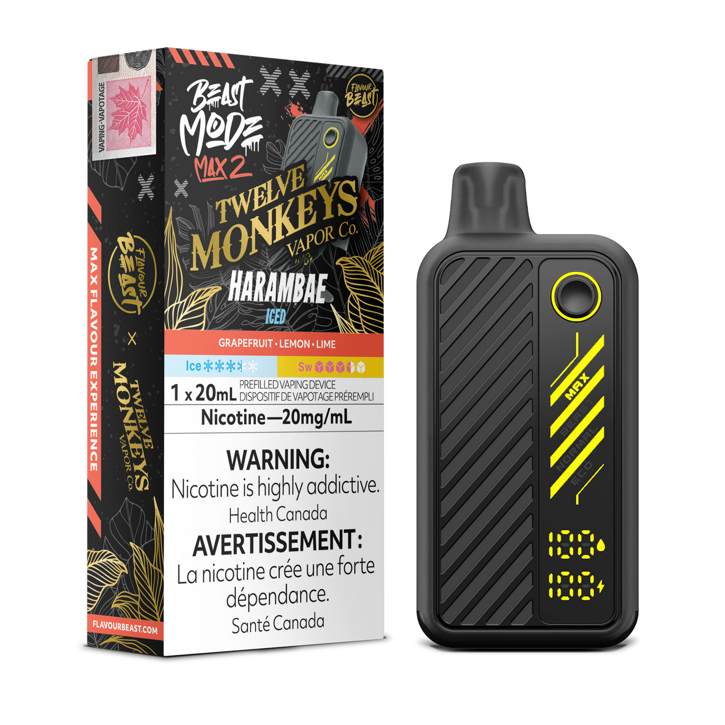 Flavour Beast/12 Monekys Beast Mode Max 2 50K Disposable(Comming Soon)