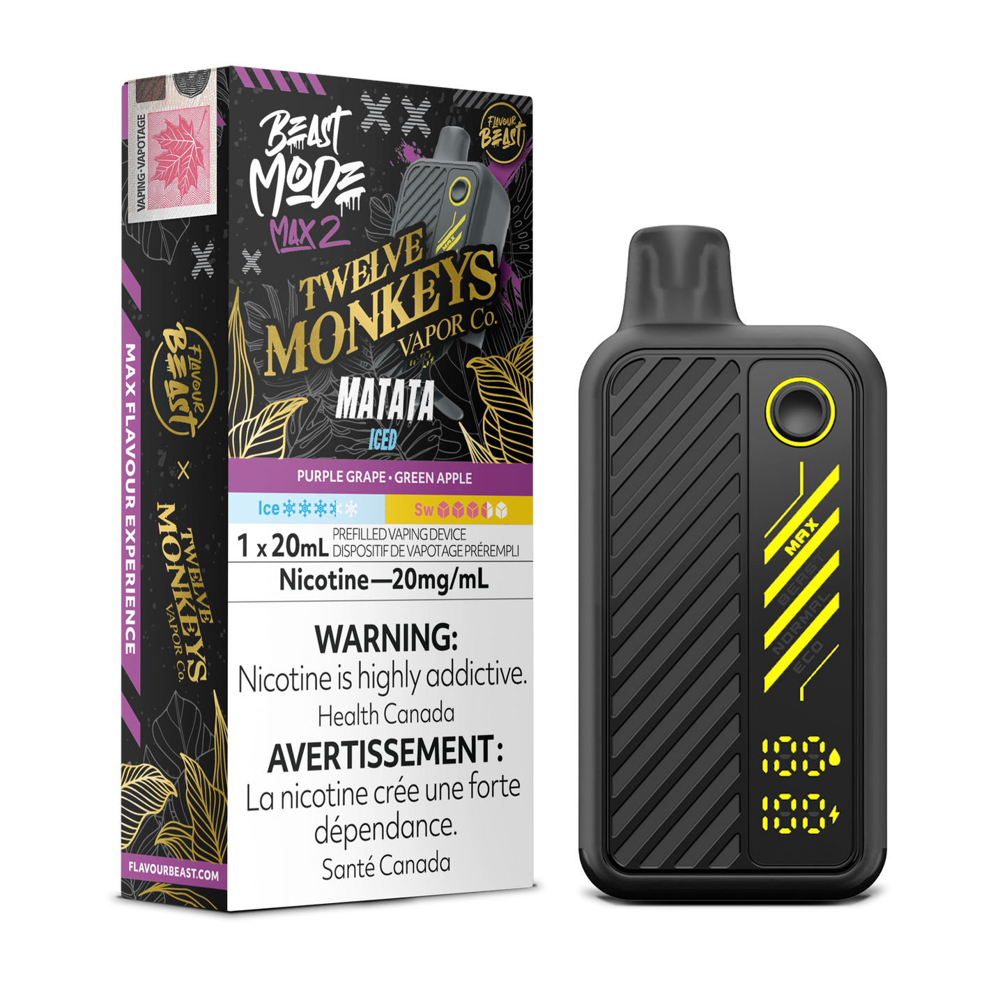 Flavour Beast/12 Monekys Beast Mode Max 2 50K Disposable(Comming Soon)