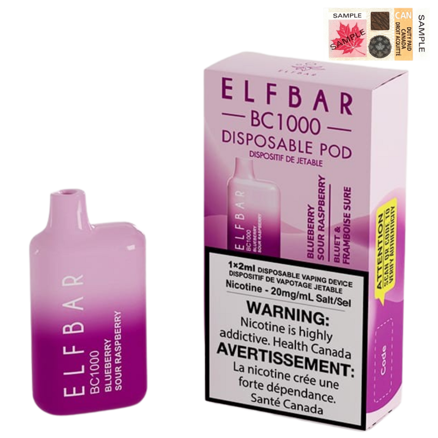ELFBAR BC1000 Disposable Vape