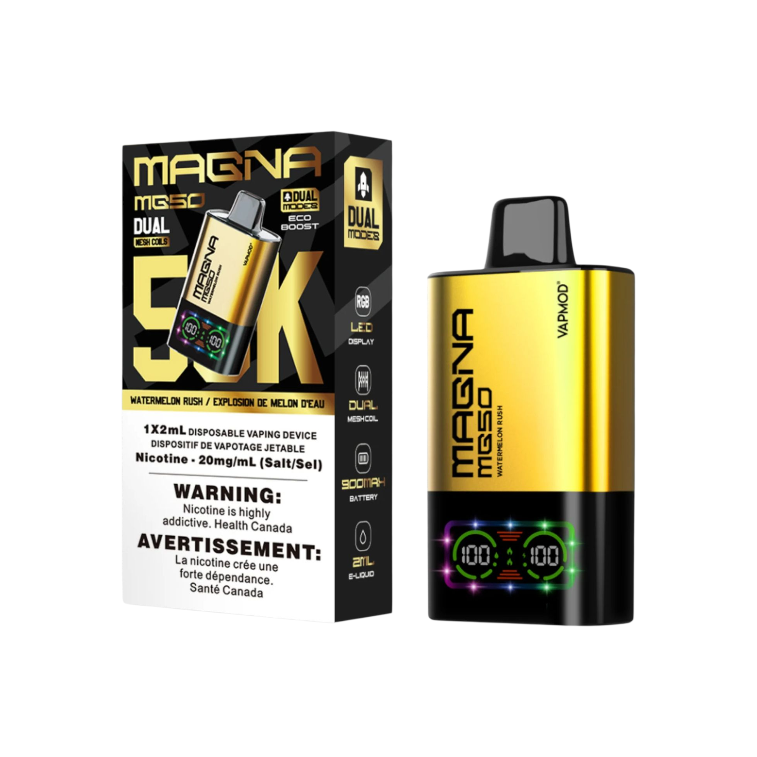 Vapmod Magna MG50 Disposable 50K Puffs