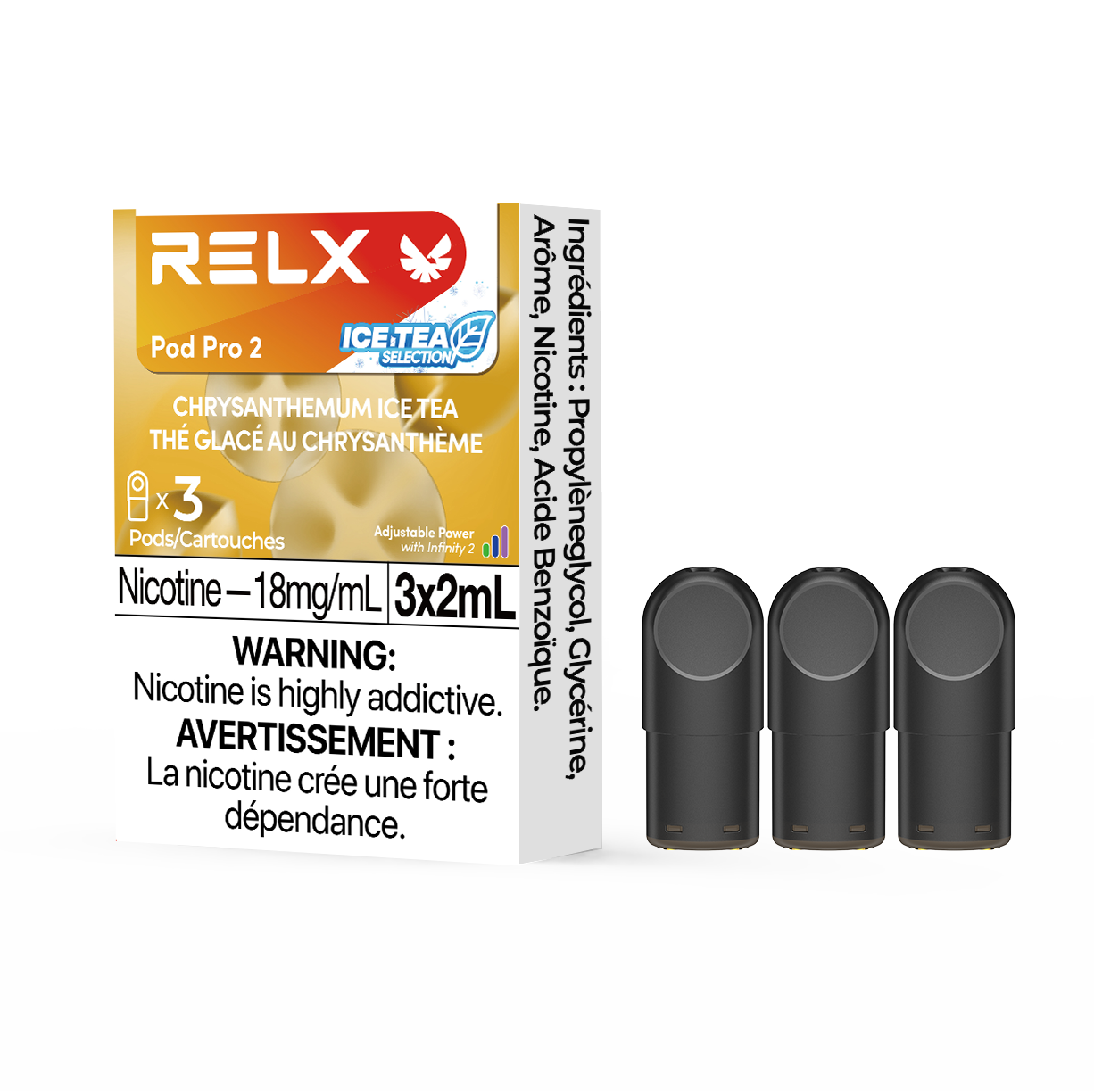 Relx Infinity Pods ( 3 Pack Pods )