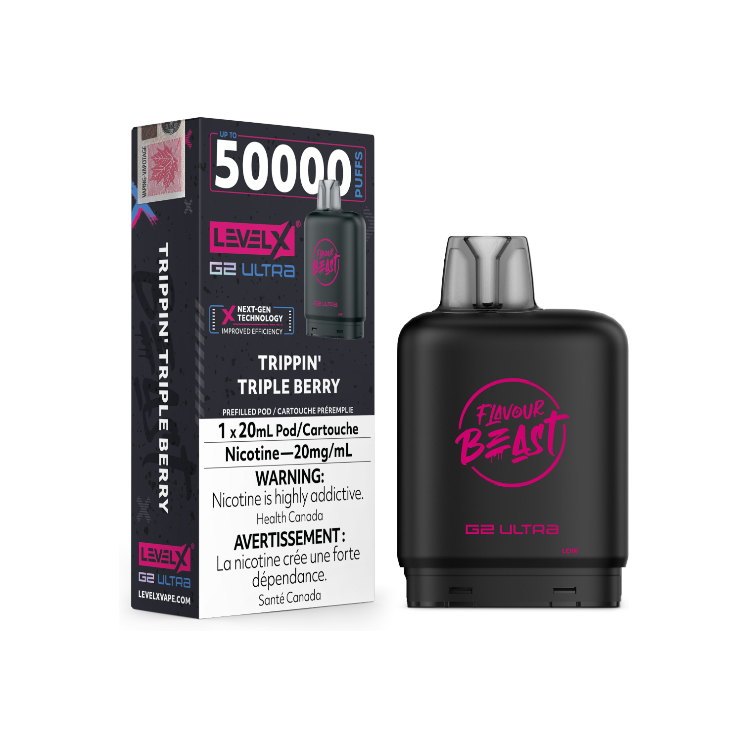 Flavour Beast level G2 Ultra 50K Puffs Pod System