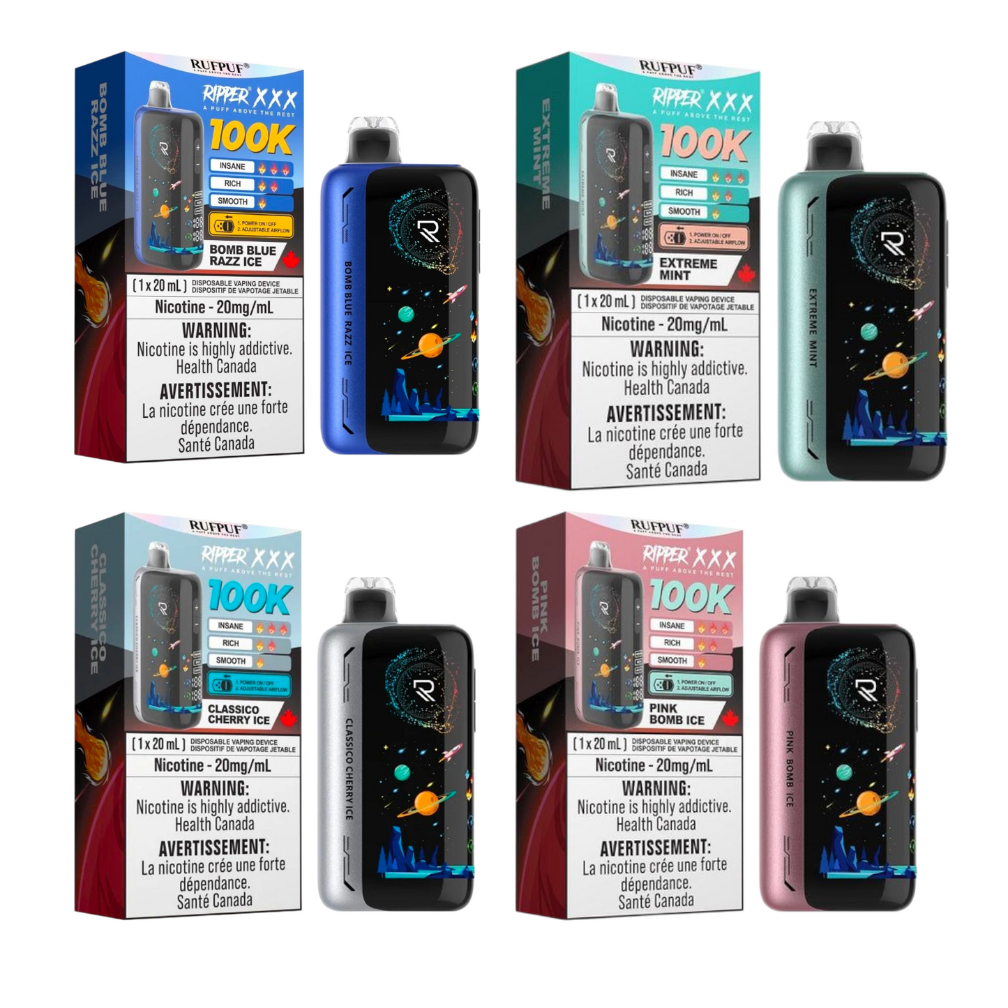 RUFPUF Ripper XXX Disposable 100K Puffs