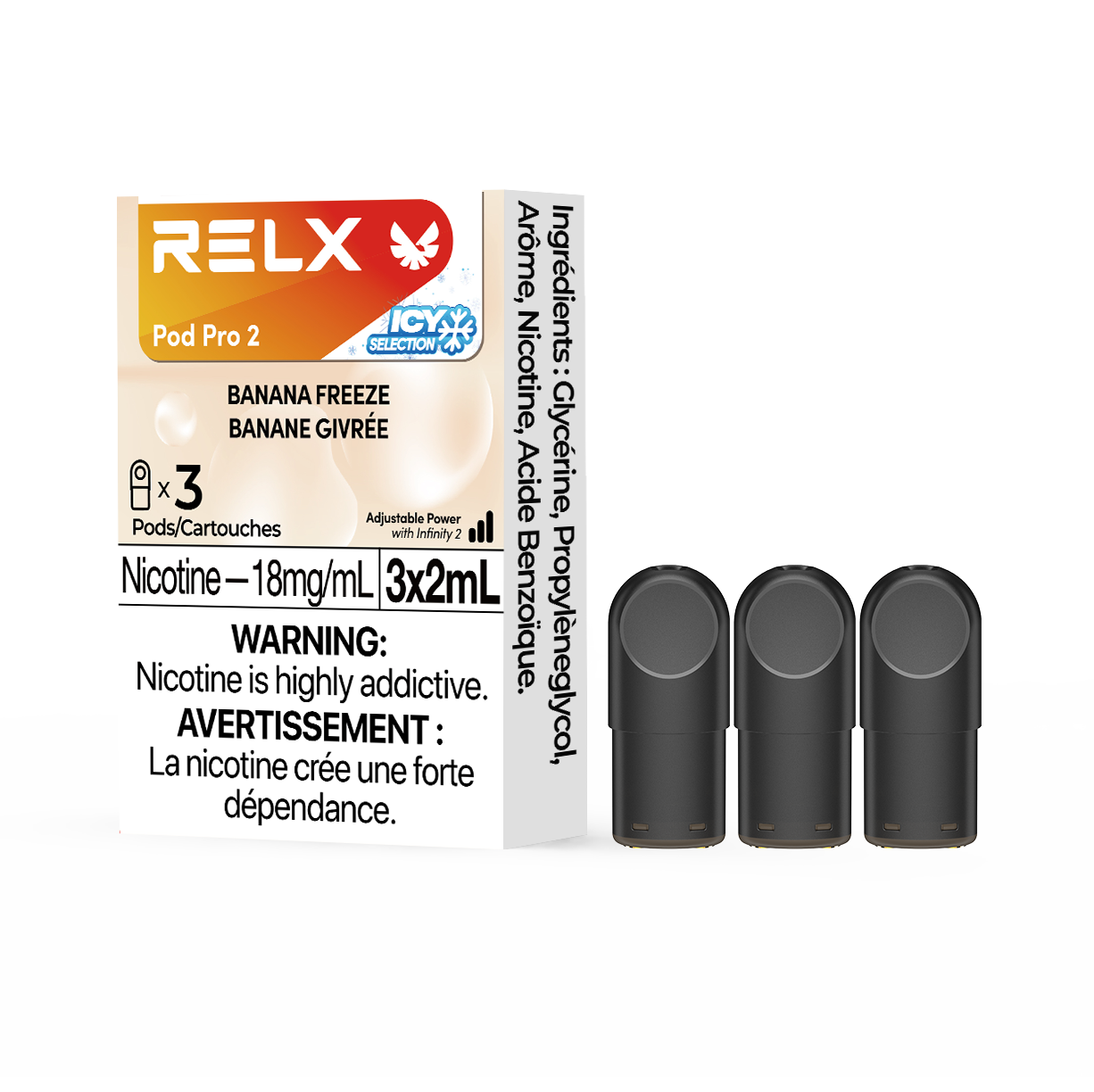 Relx Infinity Pods ( 3 Pack Pods )
