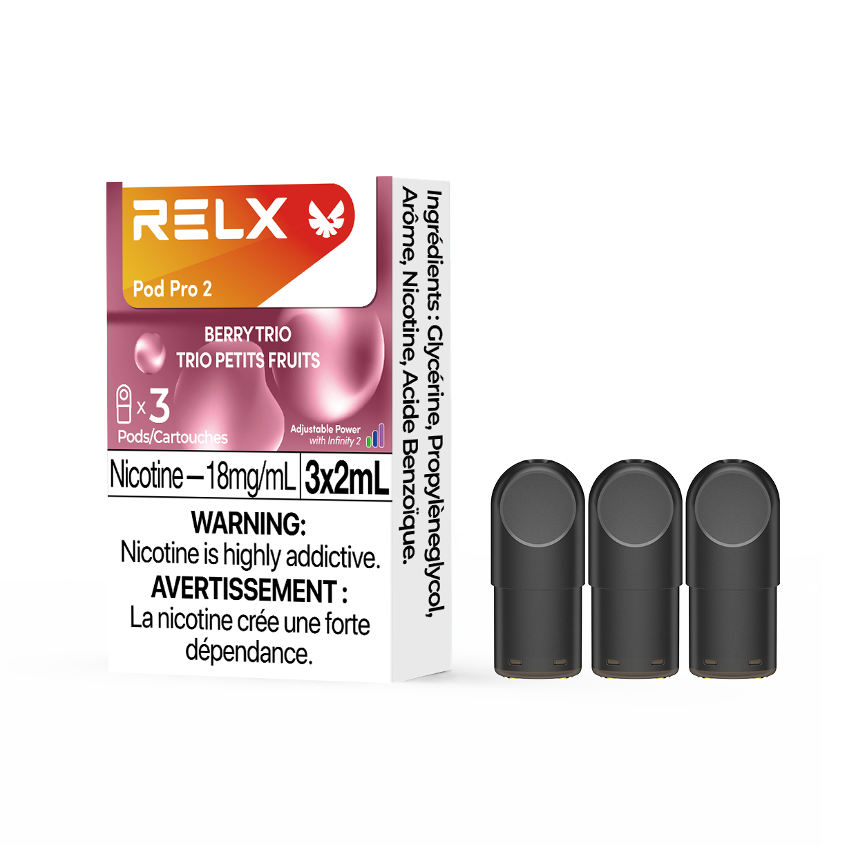 Relx Infinity Pods ( 3 Pack Pods )