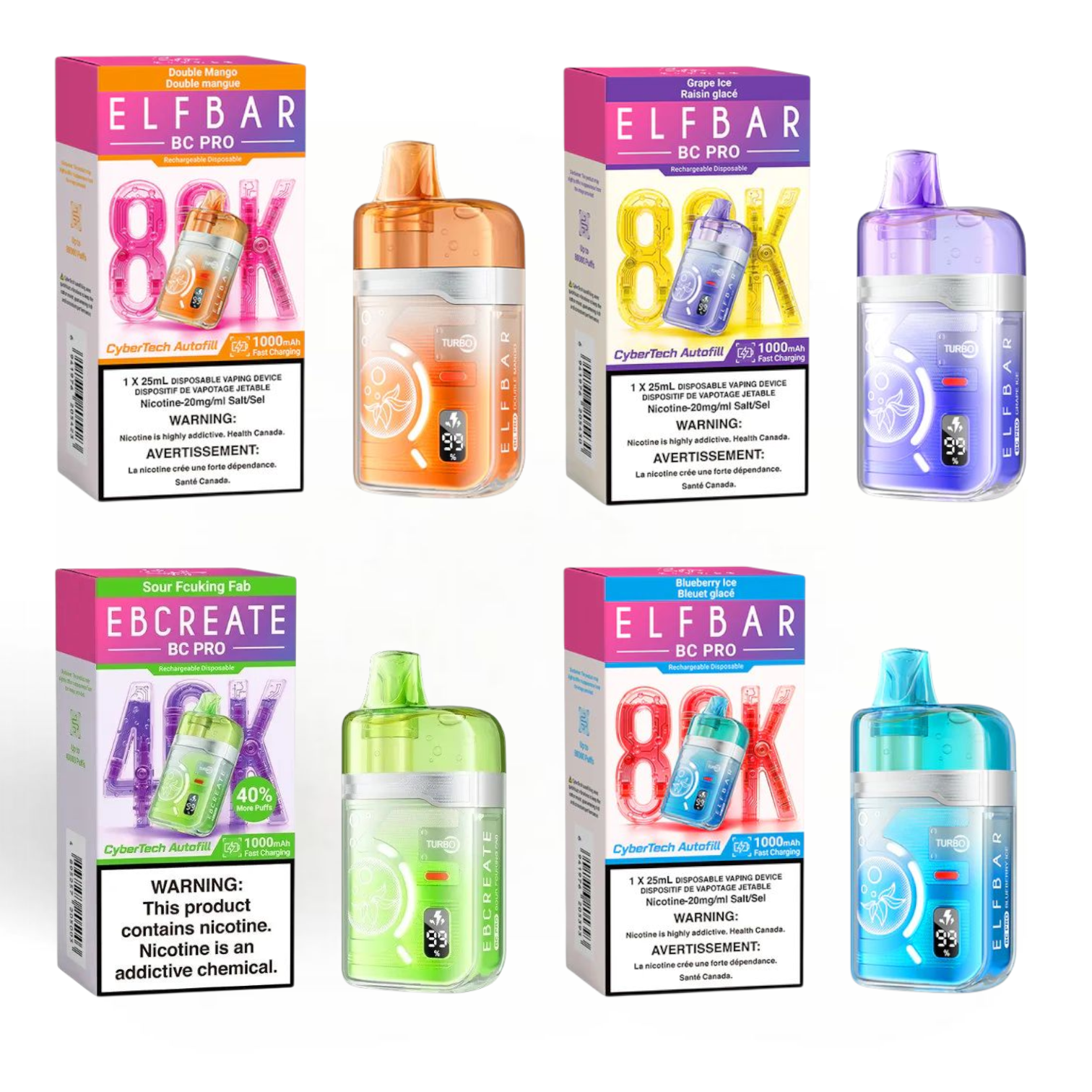 ELFBAR BC PRO 80K Puffs